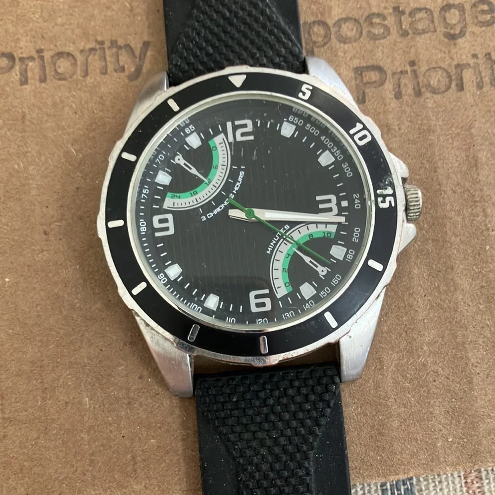 Oak & rush men’s watch as is